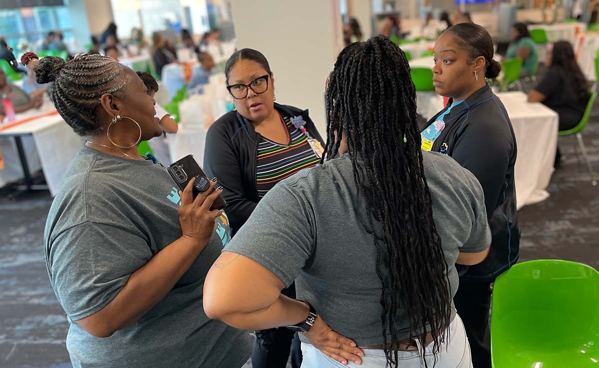group of staff at an event image