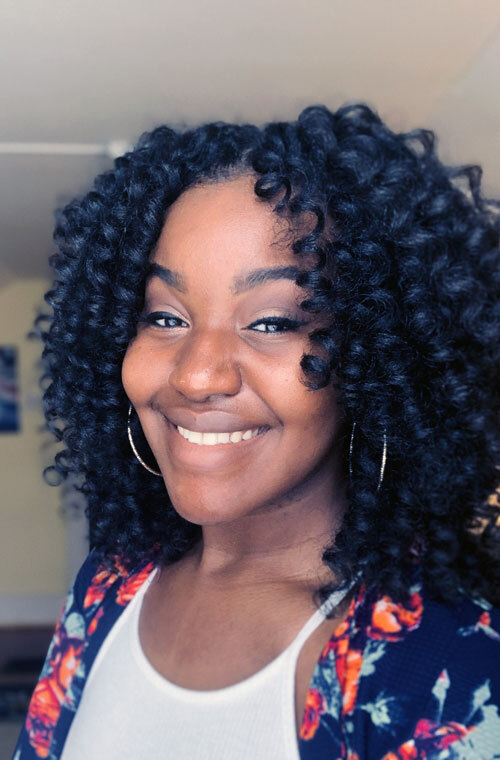 Woman smiling at the camera