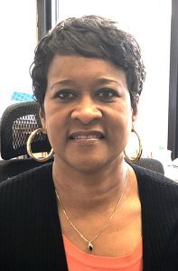 Woman looking at the camera