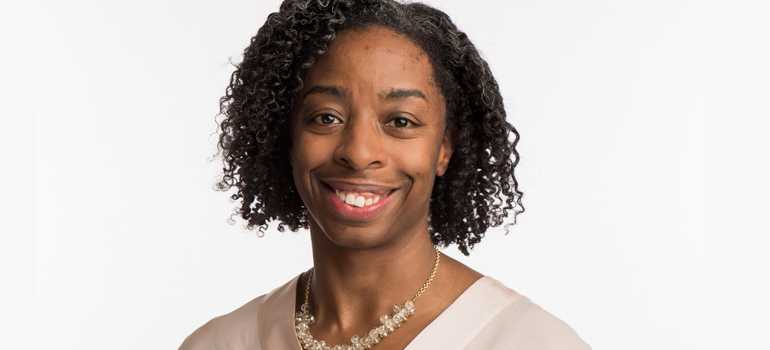 Woman smiling at the camera
