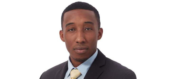 Man looking at camera