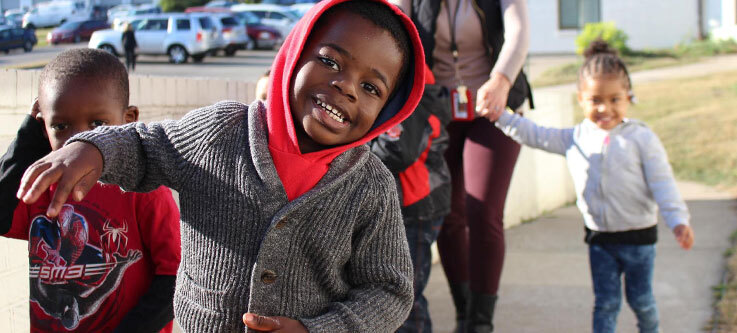 Children smiling