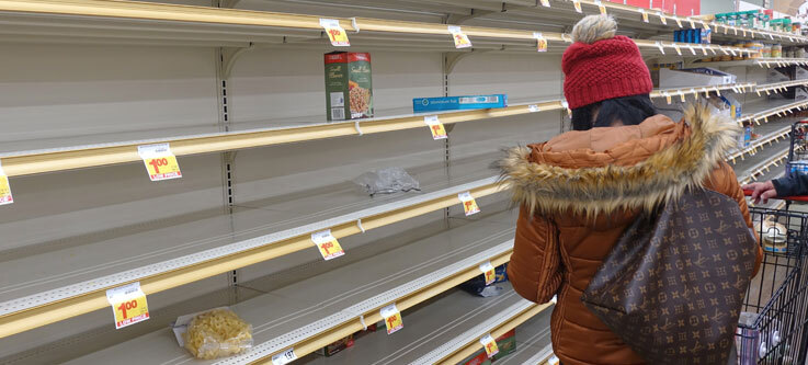 Woman at the store
