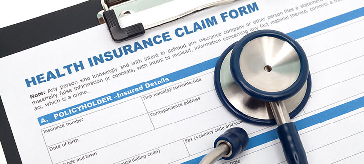 Health insurance claim form
