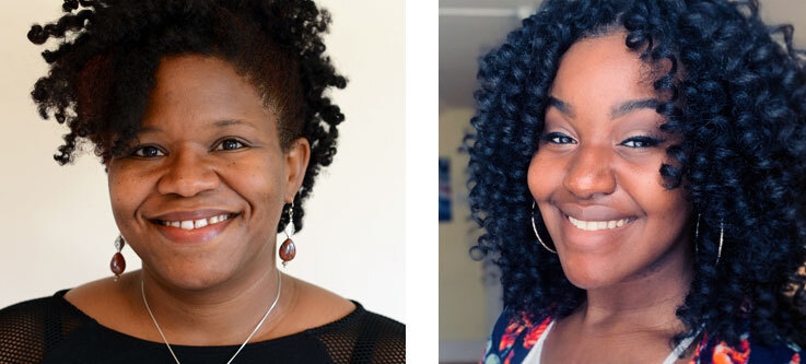 Women smiling at the camera