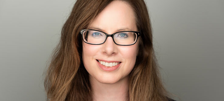 Woman smiling